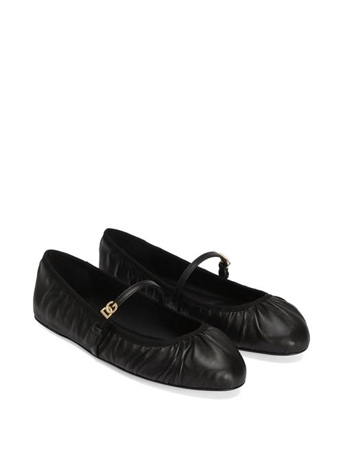 Leather ballerinas DOLCE&GABBANA | CB0257AD1378B956